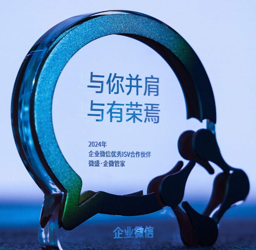 2024企业微信优秀ISV合作伙伴-微盛·企微管家